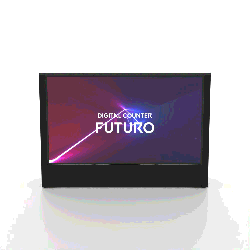 Digital Counter Futuro Horizontaal